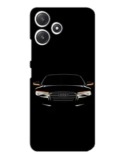 Чехол для Xiaomi POCO M6 Pro (5G) с картинкой «Audi — ночной контур»