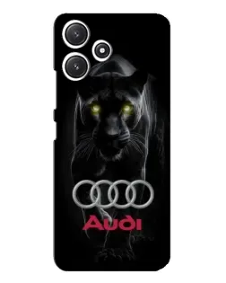 Чехол для Xiaomi POCO M6 Pro (5G) с картинкой «Пантера и Audi»