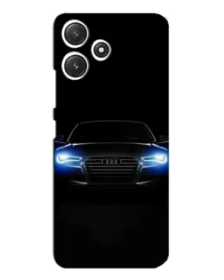 Чехол для Xiaomi POCO M6 Pro (5G) с картинкой «Audi в неоне»