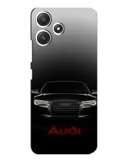 Чехол для Xiaomi POCO M6 Pro (5G) с картинкой «Audi — градиентный контур»
