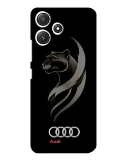 Чехол для Xiaomi POCO M6 Pro (5G) с картинкой «Графика — пантера и Audi»