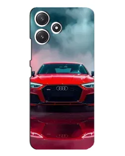 Чехол для Xiaomi POCO M6 Pro (5G) с картинкой «Audi RS — красный стиль»