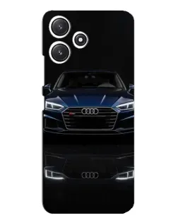 Чехол для Xiaomi POCO M6 Pro (5G) с картинкой «Audi — ночное отражение»