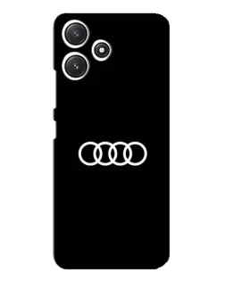 Чехол для Xiaomi POCO M6 Pro (5G) с картинкой «Audi White Logo»