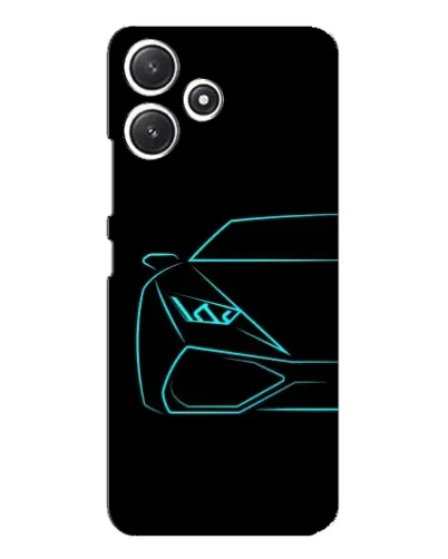 Чехол для Xiaomi POCO M6 Pro (5G) с картинкой «Голубой силуэт Lamborghini» Чехол для Xiaomi POCO M6 Pro (5G) с картинкой «Голубой силуэт Lamborghini»