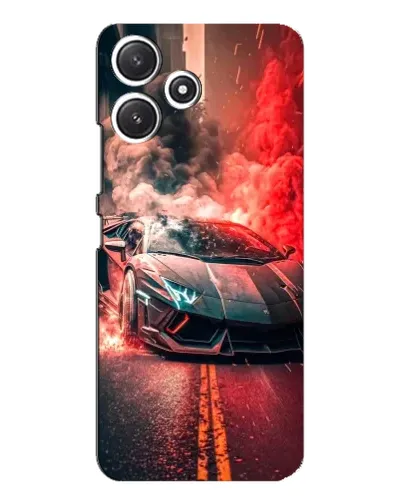 Чехол для Xiaomi POCO M6 Pro (5G) с картинкой «Lamborghini красный дым» Чехол для Xiaomi POCO M6 Pro (5G) с картинкой «Lamborghini красный дым»