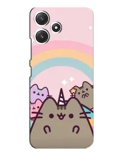 Чехол для Xiaomi POCO M6 Pro (5G) с картинкой «Единорог Pusheen»