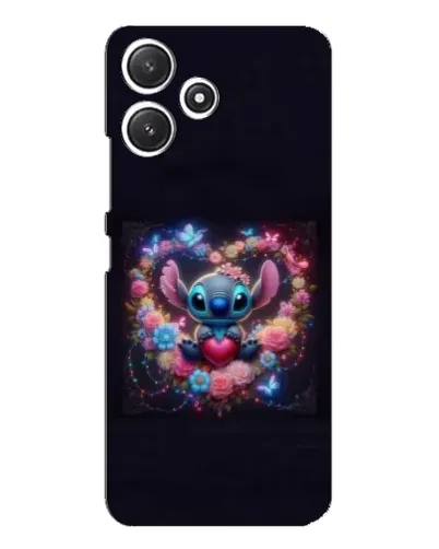Чехол для Xiaomi POCO M6 Pro (5G) с картинкой «Stitch в цветах» Чехол для Xiaomi POCO M6 Pro (5G) с картинкой «Stitch в цветах»