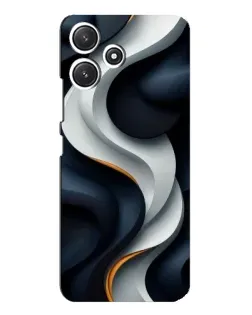 Чохол для Xiaomi POCO M6 Pro (5G) з картинкою «Об'ємні чорно-білі стрічки» Чохол для Xiaomi POCO M6 Pro (5G) з картинкою «Об'ємні чорно-білі стрічки»