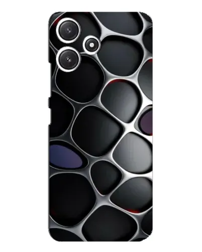 Чехол для Xiaomi POCO M6 Pro (5G) с картинкой «Объемная темная решетка» Чехол для Xiaomi POCO M6 Pro (5G) с картинкой «Объемная темная решетка»