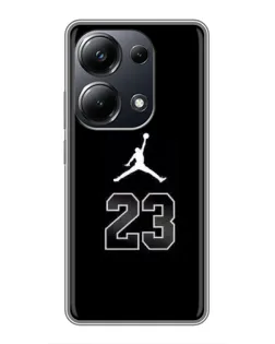 Чехол для Xiaomi POCO M6 Pro с картинкой «Jordan Flight 23»