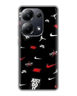 Чехол для Xiaomi POCO M6 Pro с картинкой «Nike Mix Pattern»