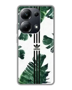 Чехол для Xiaomi POCO M6 Pro с картинкой «Пальмовые листья адидас»