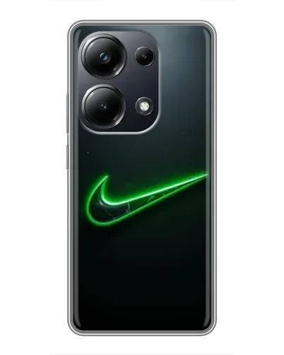 Чехол для Xiaomi POCO M6 Pro с картинкой «Неоновый контур Nike» Чехол для Xiaomi POCO M6 Pro с картинкой «Неоновый контур Nike»