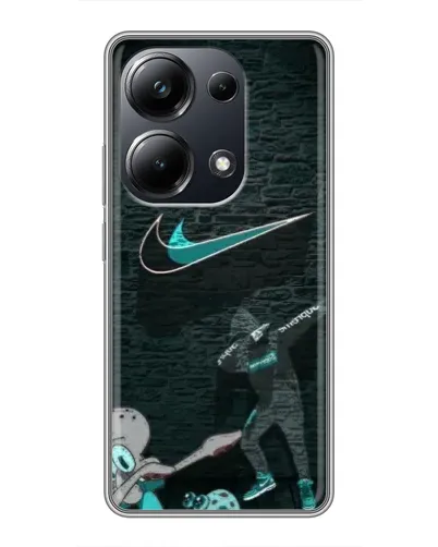 Чехол для Xiaomi POCO M6 Pro с картинкой «Спортивный арт Nike» Чехол для Xiaomi POCO M6 Pro с картинкой «Спортивный арт Nike»