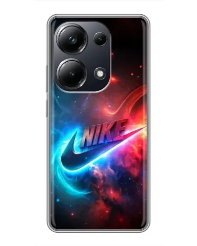 Чехол для Xiaomi POCO M6 Pro с картинкой «Огненный логотип Nike» Чехол для Xiaomi POCO M6 Pro с картинкой «Огненный логотип Nike»