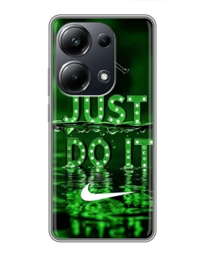 Чехол для Xiaomi POCO M6 Pro с картинкой «Зеленый неоновый Nike» Чехол для Xiaomi POCO M6 Pro с картинкой «Зеленый неоновый Nike»