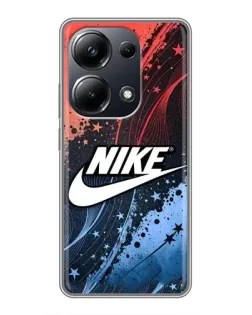 Чехол для Xiaomi POCO M6 Pro с картинкой «Градиентный принт Найк»