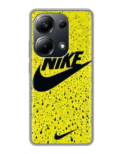 Чехол для Xiaomi POCO M6 Pro с картинкой «Желтый текстурный Nike» Чехол для Xiaomi POCO M6 Pro с картинкой «Желтый текстурный Nike»