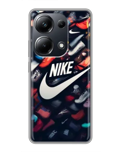 Чехол для Xiaomi POCO M6 Pro с картинкой «Коллекция кроссовок Nike» Чехол для Xiaomi POCO M6 Pro с картинкой «Коллекция кроссовок Nike»