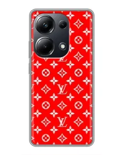Чехол для Xiaomi POCO M6 Pro с картинкой «Яркий паттерн LV»