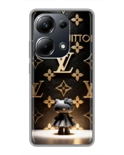 Чехол для Xiaomi POCO M6 Pro с картинкой «Монограмма с фигурой» Чехол для Xiaomi POCO M6 Pro с картинкой «Монограмма с фигурой»