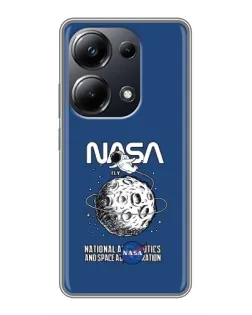 Чехол для Xiaomi POCO M6 Pro с картинкой «NASA — лунная миссия» Чехол для Xiaomi POCO M6 Pro с картинкой «NASA — лунная миссия»