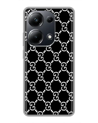 Чехол для Xiaomi POCO M6 Pro с картинкой «Gucci — сетчатый паттерн» Чехол для Xiaomi POCO M6 Pro с картинкой «Gucci — сетчатый паттерн»