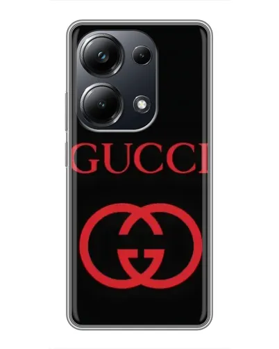 Чехол для Xiaomi POCO M6 Pro с картинкой «Gucci — красный логотип» Чехол для Xiaomi POCO M6 Pro с картинкой «Gucci — красный логотип»
