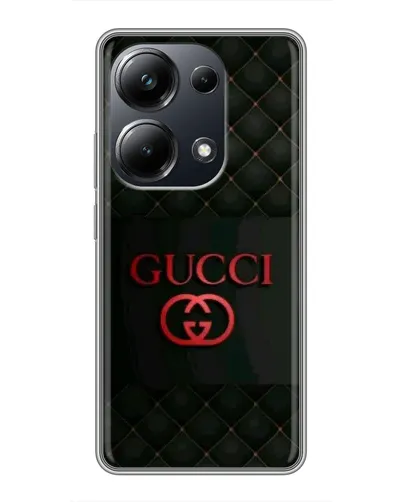 Чехол для Xiaomi POCO M6 Pro с картинкой «Gucci — стеганый черный» Чехол для Xiaomi POCO M6 Pro с картинкой «Gucci — стеганый черный»
