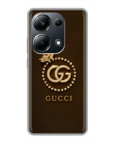 Чехол для Xiaomi POCO M6 Pro с картинкой «Gucci — золотая бабочка» Чехол для Xiaomi POCO M6 Pro с картинкой «Gucci — золотая бабочка»
