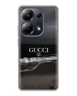 Чехол для Xiaomi POCO M6 Pro с картинкой «Gucci — морской прибой»