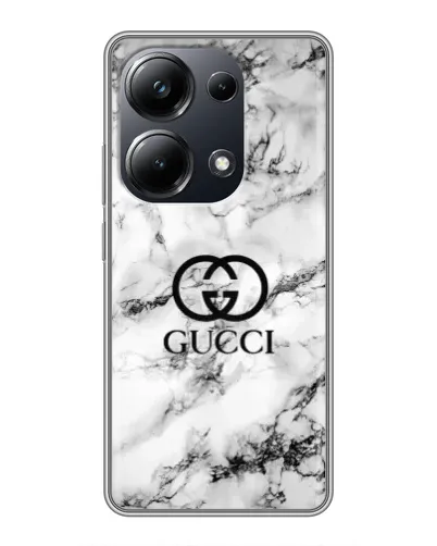 Чехол для Xiaomi POCO M6 Pro с картинкой «Gucci — мраморный шик» Чехол для Xiaomi POCO M6 Pro с картинкой «Gucci — мраморный шик»