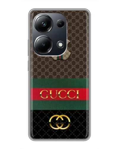 Чехол для Xiaomi POCO M6 Pro с картинкой «Gucci — брендированный десерт» Чехол для Xiaomi POCO M6 Pro с картинкой «Gucci — брендированный десерт»