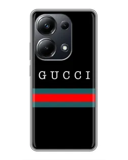 Чехол для Xiaomi POCO M6 Pro с картинкой «Gucci — красный пояс»