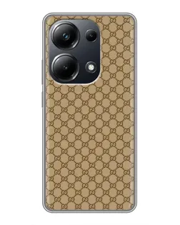 Чохол для Xiaomi POCO M6 Pro з картинкою «Gucci — класичний беж»