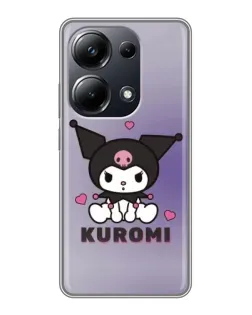 Чехол для Xiaomi POCO M6 Pro с картинкой «Kuromi — фиолетовый арт»
