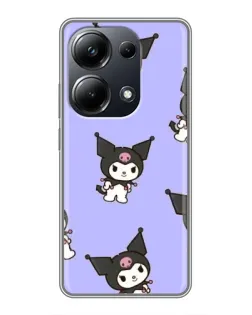 Чехол для Xiaomi POCO M6 Pro с картинкой «Паттерн с Kuromi»