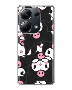 Чехол для Xiaomi POCO M6 Pro с картинкой «Паттерн голов Куроми»