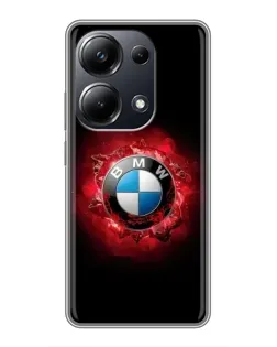 Чехол для Xiaomi POCO M6 Pro с картинкой «Логотип BMW — вспышка»