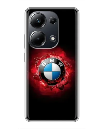 Чехол для Xiaomi POCO M6 Pro с картинкой «Логотип BMW — вспышка» Чехол для Xiaomi POCO M6 Pro с картинкой «Логотип BMW — вспышка»