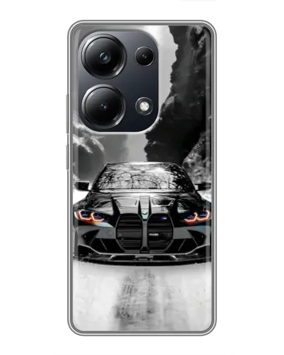 Чехол для Xiaomi POCO M6 Pro с картинкой «BMW — акварельный дрифт» Чехол для Xiaomi POCO M6 Pro с картинкой «BMW — акварельный дрифт»