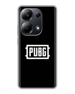 Чехол для Xiaomi POCO M6 Pro с картинкой «Лого BMW — металлический блеск»