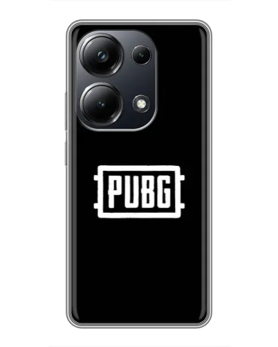 Чехол для Xiaomi POCO M6 Pro с картинкой «Лого BMW — металлический блеск»