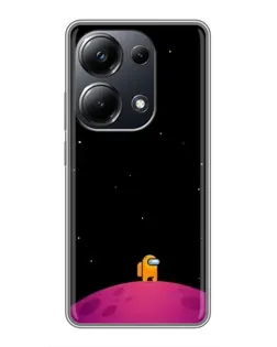 Чехол для Xiaomi POCO M6 Pro с картинкой «Одинокий герой на планете»