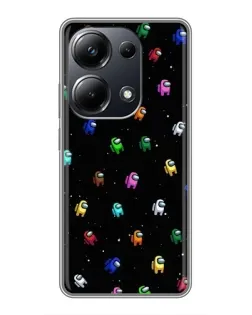 Чехол для Xiaomi POCO M6 Pro с картинкой «Экипаж Among Us»