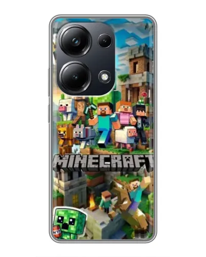 Чехол для Xiaomi POCO M6 Pro с картинкой «Замок Minecraft» Чехол для Xiaomi POCO M6 Pro с картинкой «Замок Minecraft»