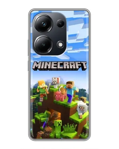 Чехол для Xiaomi POCO M6 Pro с картинкой «Minecraft классический мир» Чехол для Xiaomi POCO M6 Pro с картинкой «Minecraft классический мир»