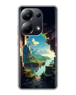 Чехол для Xiaomi POCO M6 Pro с картинкой «Вид из пещеры»