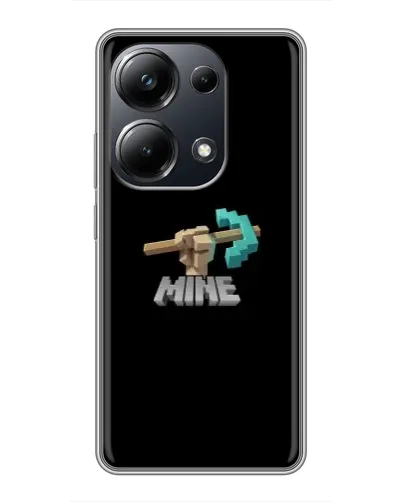 Чехол для Xiaomi POCO M6 Pro с картинкой «Алмазная кирка» Чехол для Xiaomi POCO M6 Pro с картинкой «Алмазная кирка»